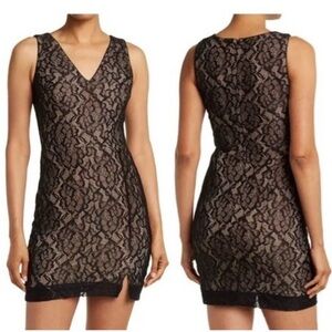 Dress The Population Black Sleeveless Mini Dress NWT